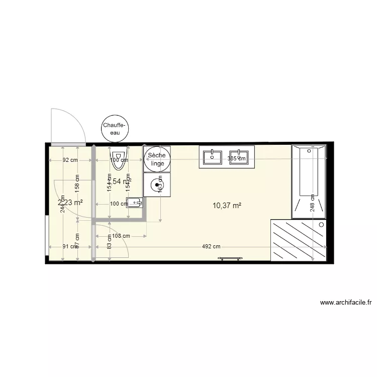 salle de bain 3. Plan de salle de bain 3. Plan de