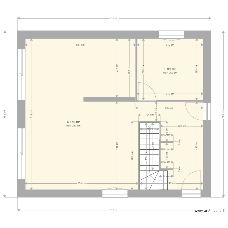 PLAN FOUSE DAUGEARD . Plan de 0 pièce et 0 m2