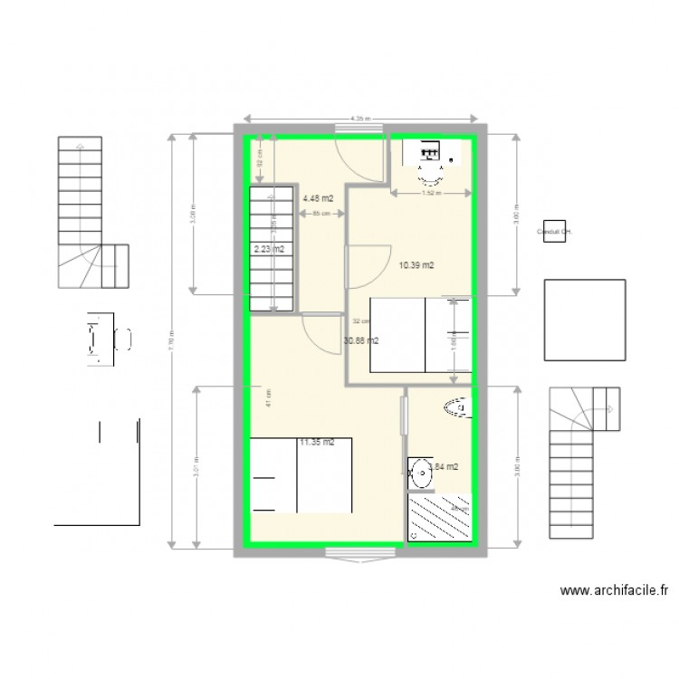 Maison etage futur v3 3. Plan de 0 pièce et 0 m2