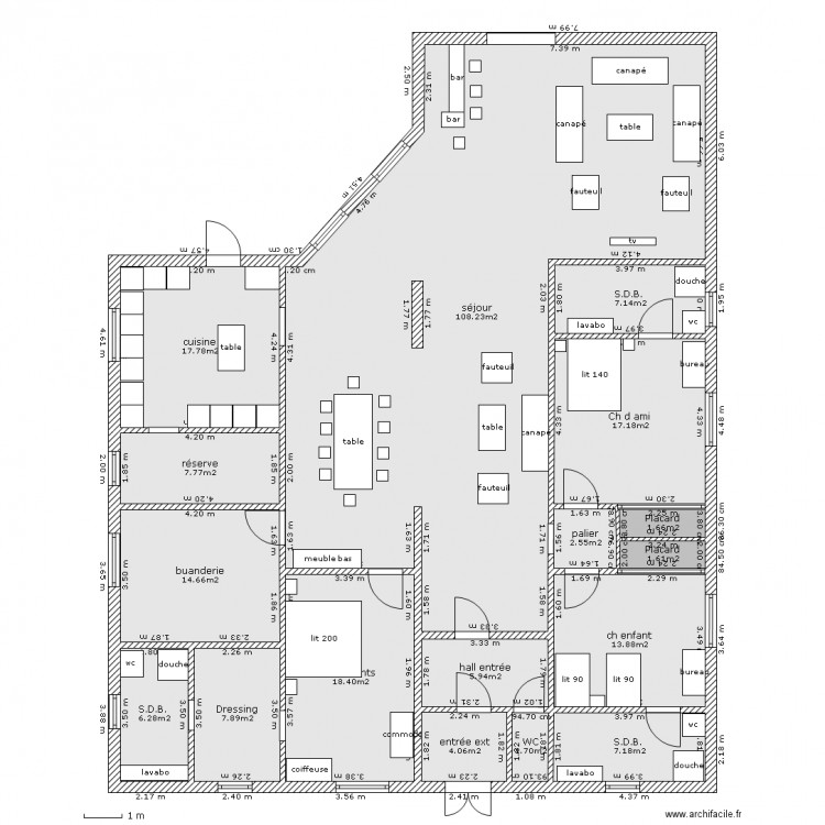 plan okala . Plan de 0 pièce et 0 m2