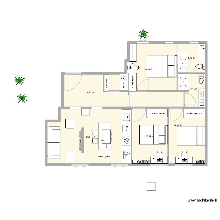 alonso cano cocina a la derecha 3. Plan de 0 pièce et 0 m2
