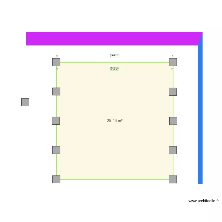 abri voiture jd. Plan de 