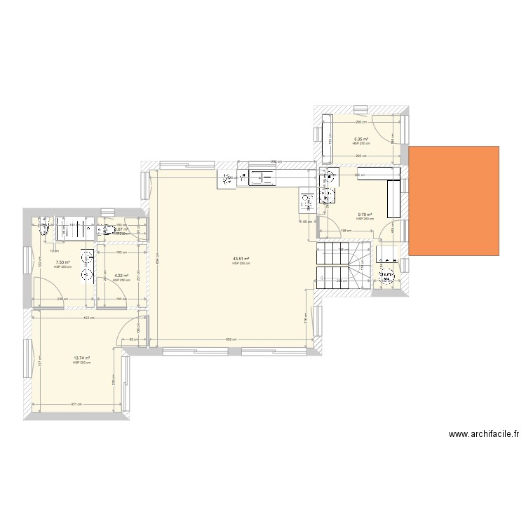 virginie projet. Plan de 0 pièce et 0 m2