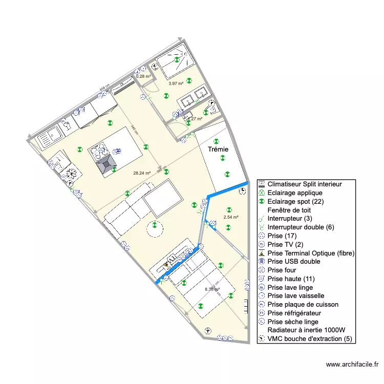 ANDREO R1   V2 SANS FOND. Plan de 