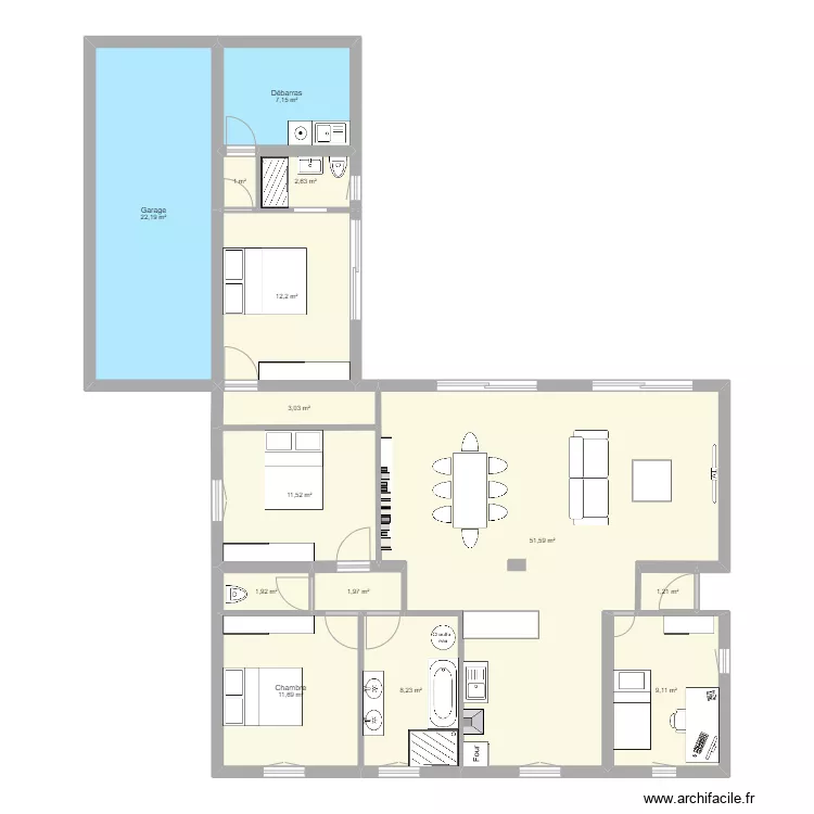 Maison V02 - Essai 6. Plan de Maison V02 - Essai 6. Plan de