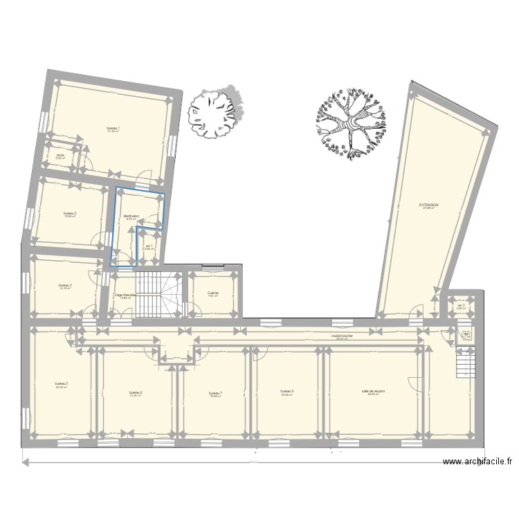 FONCIA GONESSE R+1. Plan de 0 pièce et 0 m2