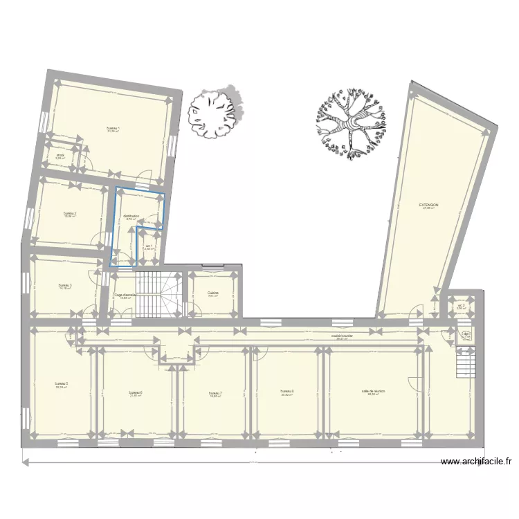 FONCIA GONESSE R+1. Plan de FONCIA GONESSE R+1. Plan de