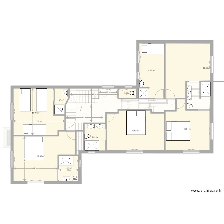 muscadelle ETAGE modifié4. Plan de 0 pièce et 0 m2