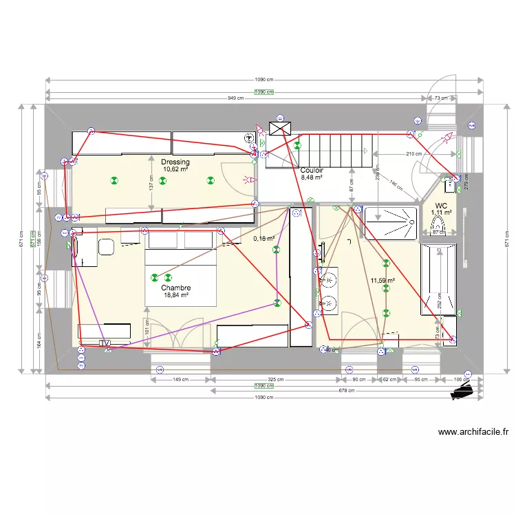 ANAIS BAT1 RDC ELEC 14 01 2023 v3. Plan de 