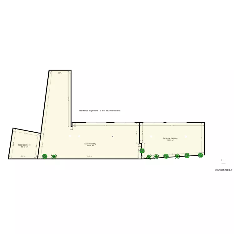 goeland x 3 terrasse. Plan de goeland x 3 terrasse. Plan de