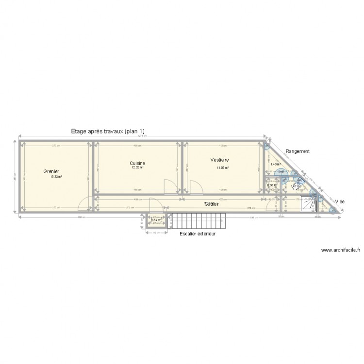 Etage Tiroy. Plan de 0 pièce et 0 m2