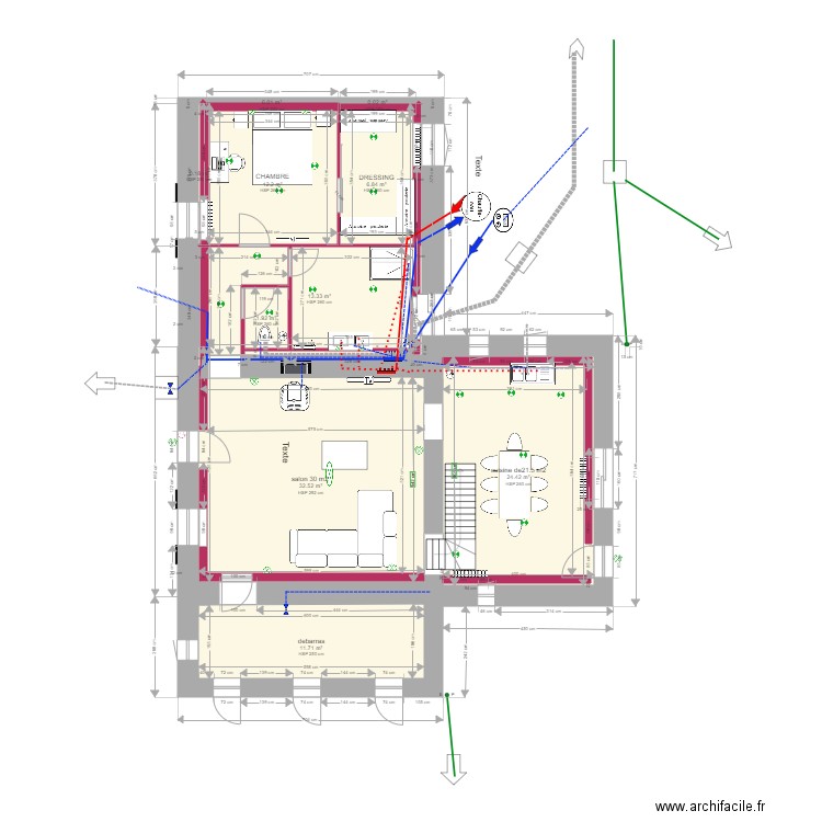 plan maison 2. Plan de 0 pièce et 0 m2