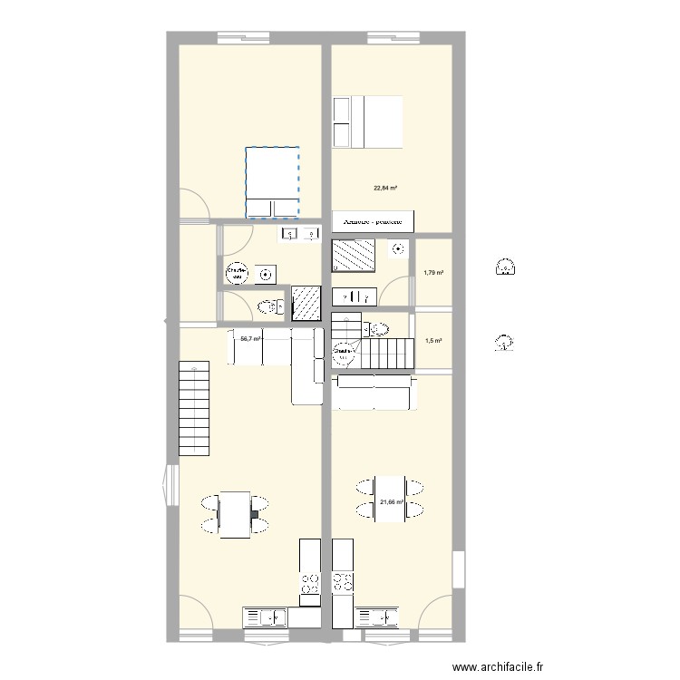 hhh2. Plan de 0 pièce et 0 m2