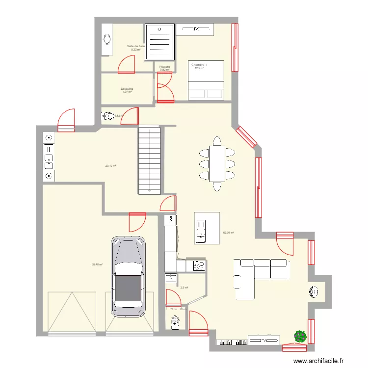Montaural. Plan de 