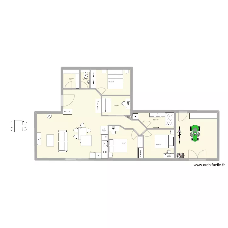 Maison Lissieu. Plan de Maison Lissieu. Plan de
