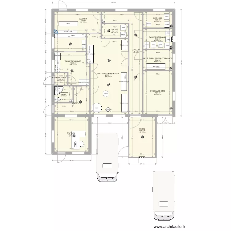 GAEC DE LA MOULIERE 8 . Plan de 