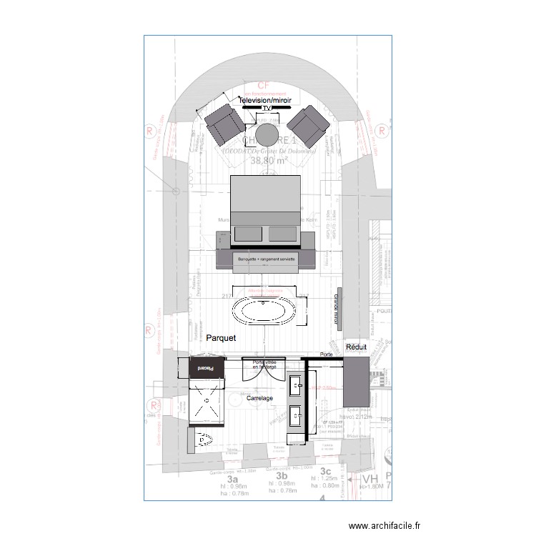 bed 1YZ. Plan de 0 pièce et 0 m2