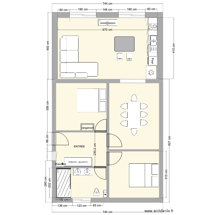 43bis LC INT PROJET 18 06 2023  V2. Plan de 7 pièces et 79 m2