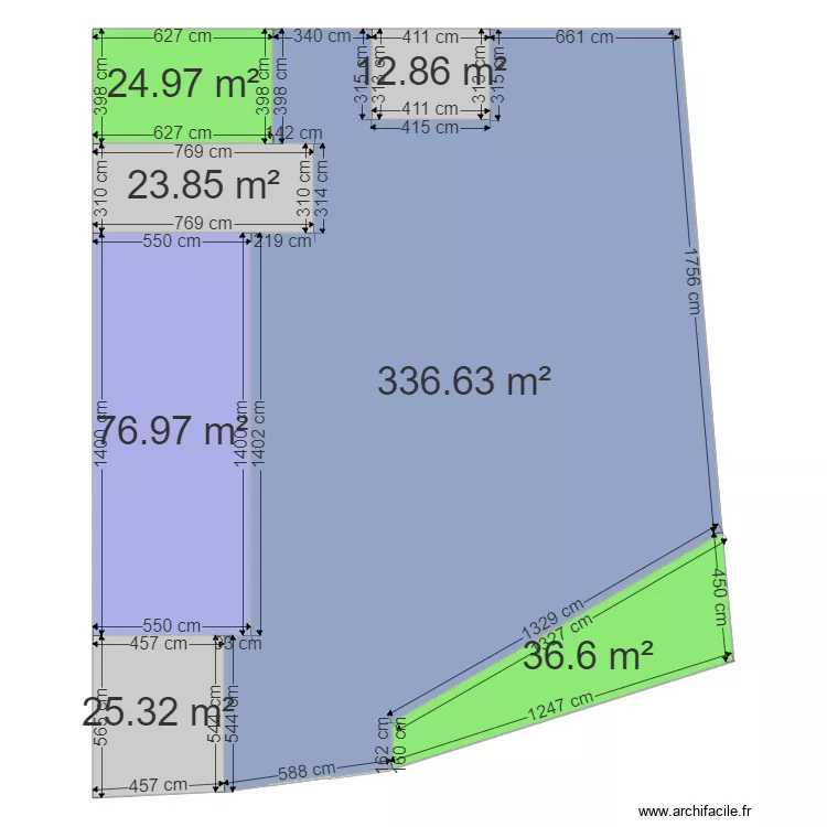 VILMART Le Sourdon. Plan de 