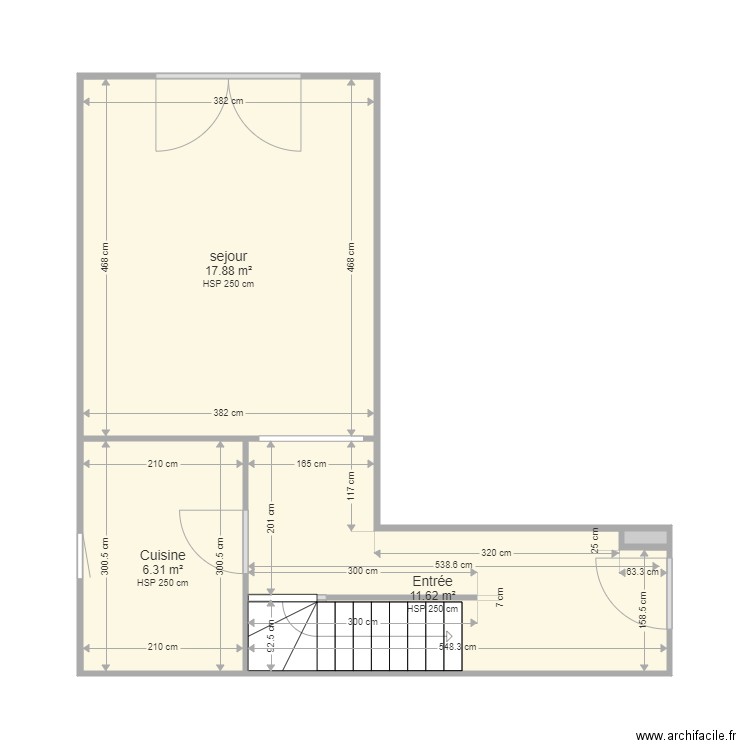 foncia camus couzeix. Plan de 4 pièces et 36 m2