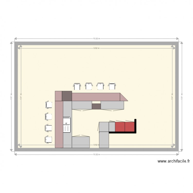 CUISINE GEGE. Plan de 0 pièce et 0 m2