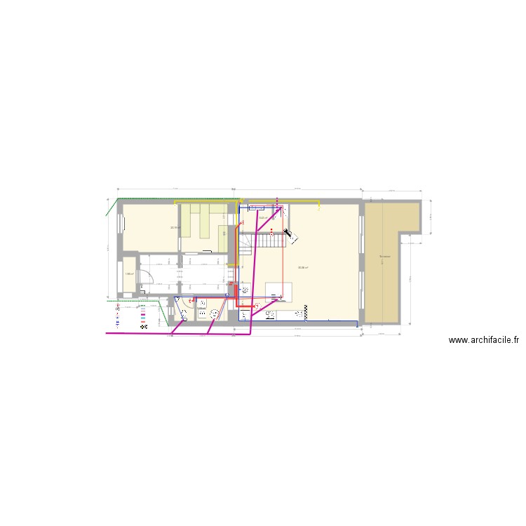 2020721 PLOMBERIE CHAUFFAGE. Plan de 0 pièce et 0 m2