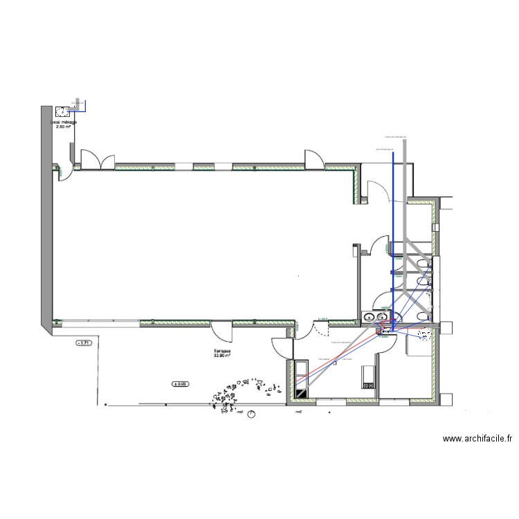 Plan réseaux Fontienne. Plan de 0 pièce et 0 m2