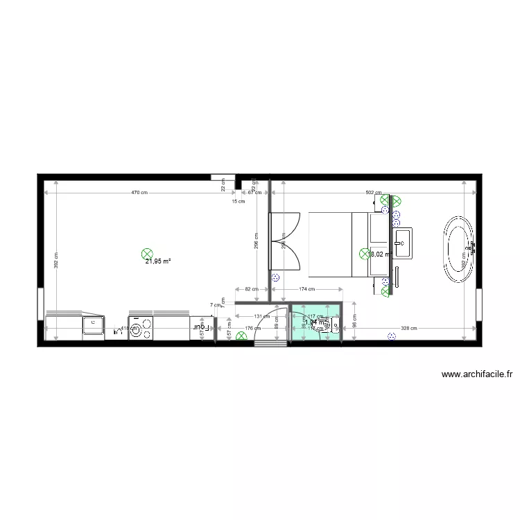 SAS PLATEAU. Plan de 
