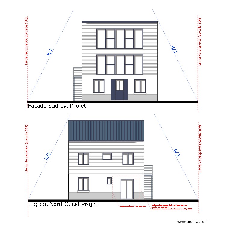 FACADES PASTORELLO PROJET 3 PC. Plan de 0 pièce et 0 m2