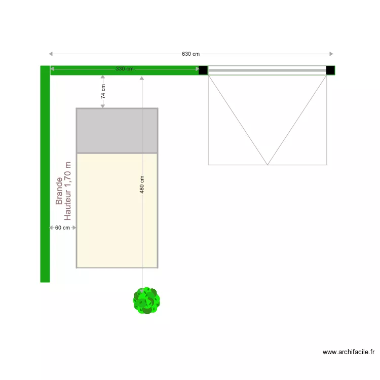 ENTREE MAISON. Plan de 