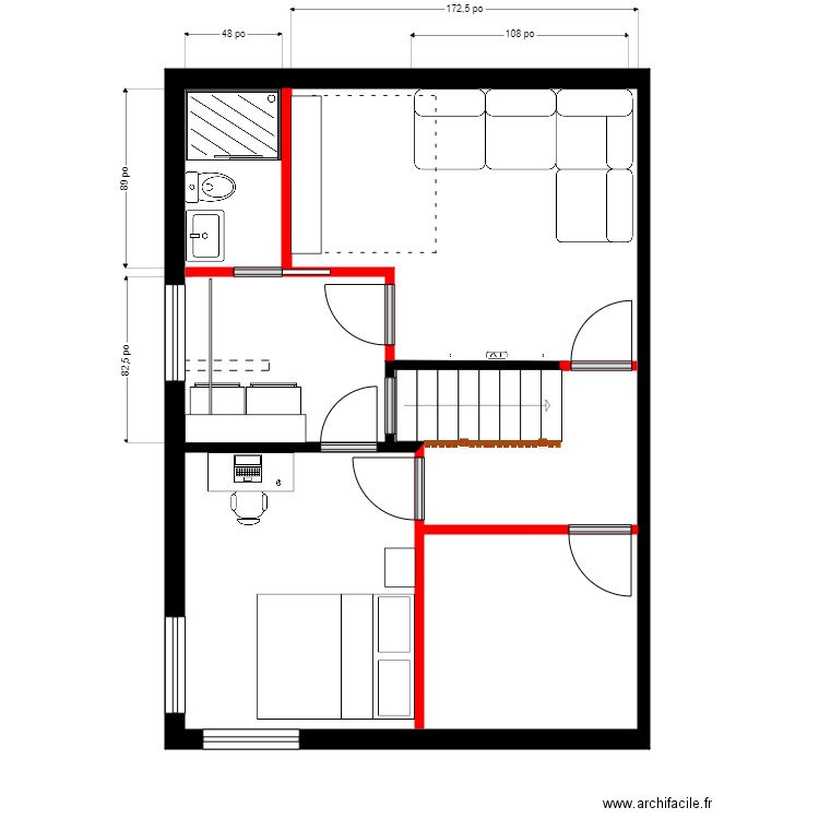 trudel 1. Plan de 0 pièce et 0 m2