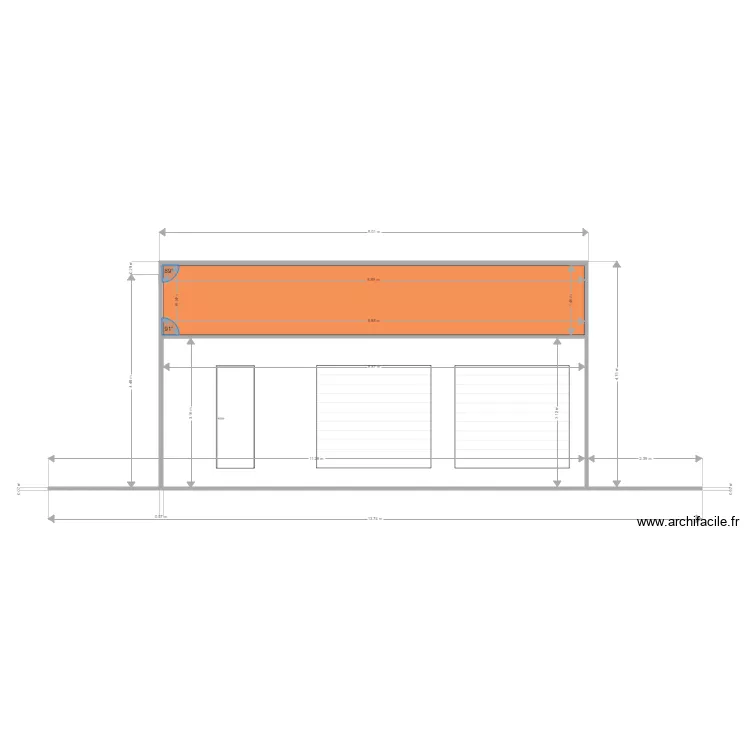 façade garage 6. Plan de façade garage 6. Plan de