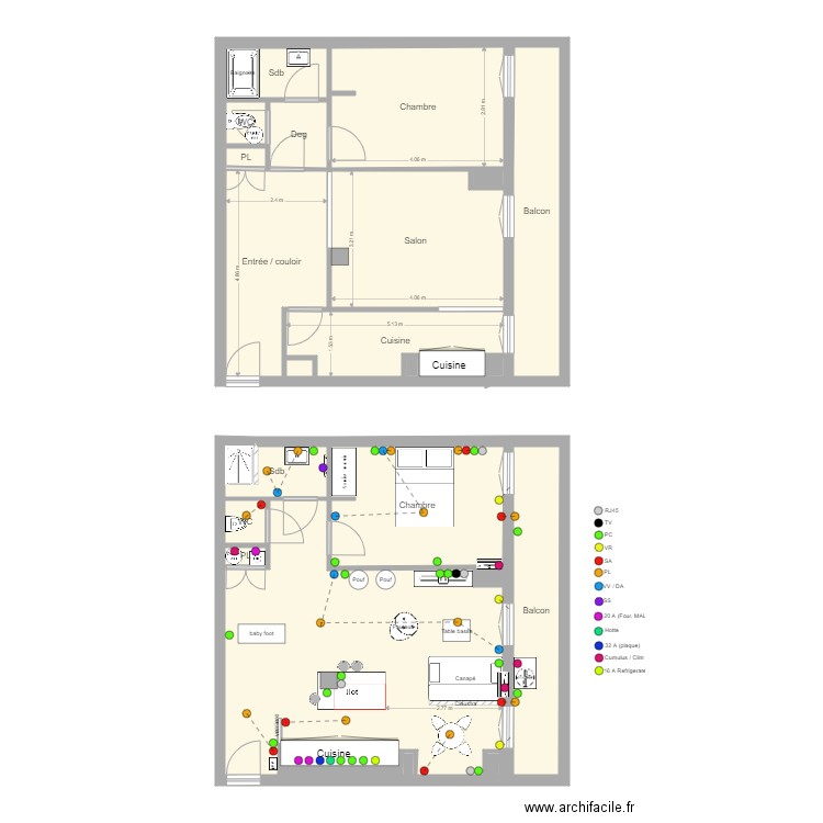 RPALcaisserie. Plan de 0 pièce et 0 m2