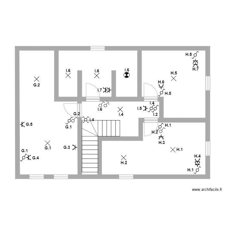BAIJOT LIBRAMONT 1. Plan de 8 pièces et 130 m2