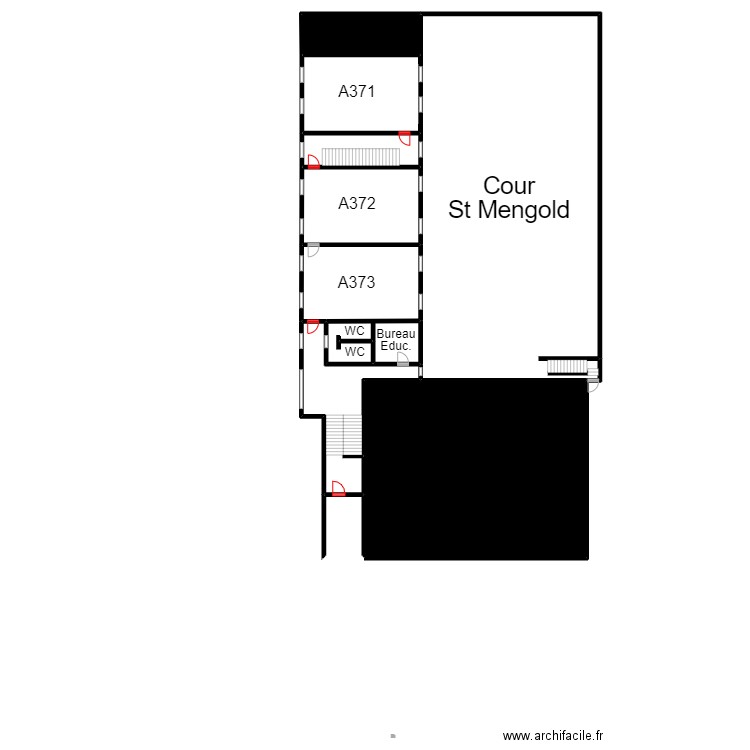 ISMHZoneAniveau3. Plan de 10 pièces et 833 m2