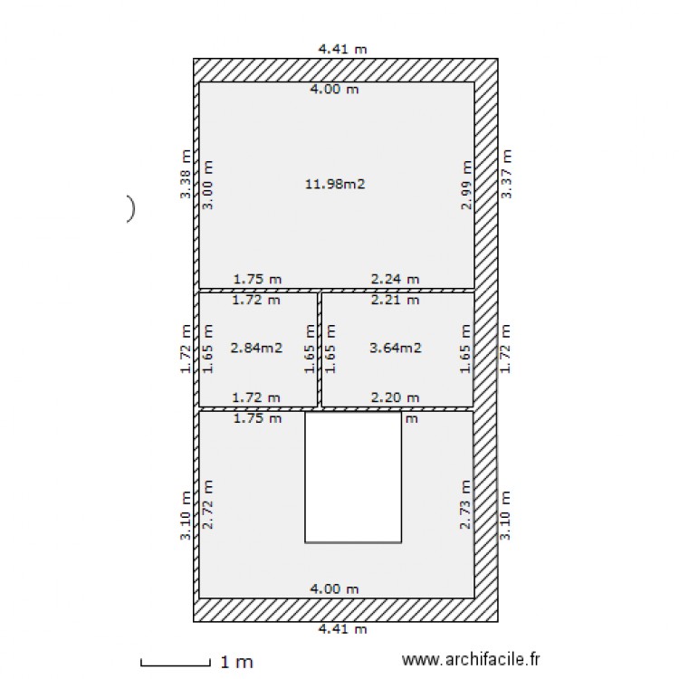 chambre parentale. Plan de 0 pièce et 0 m2