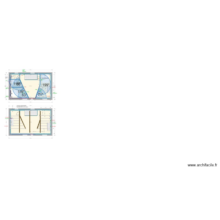 etage marzan v11. Plan de 0 pièce et 0 m2