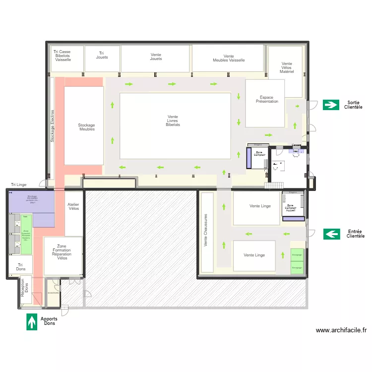 Implant Tri Linge 2 postes projet1/ 2023-07-22. Plan de Implant Tri Linge 2 postes projet1/ 2023-07-22. Plan de