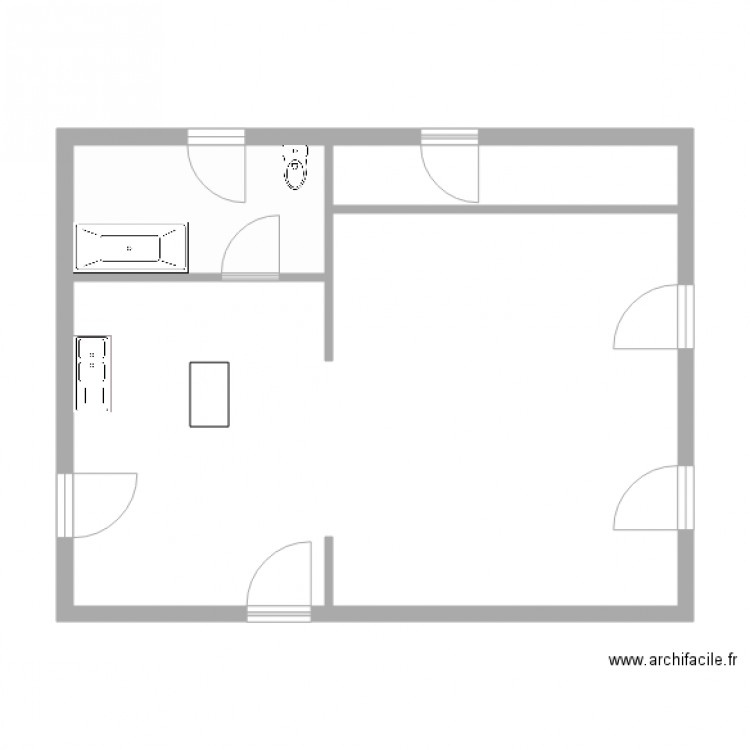 Rez appartement carillon. Plan de 0 pièce et 0 m2