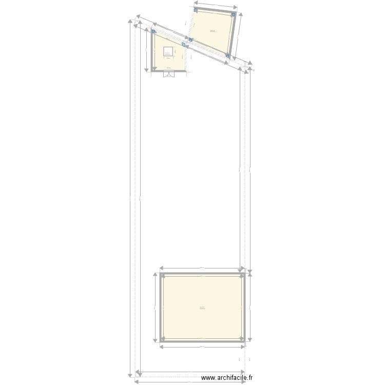 projet abri de jardin. Plan de 0 pièce et 0 m2