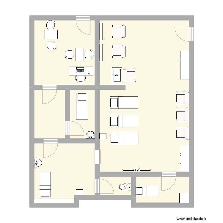 ceci. Plan de 0 pièce et 0 m2