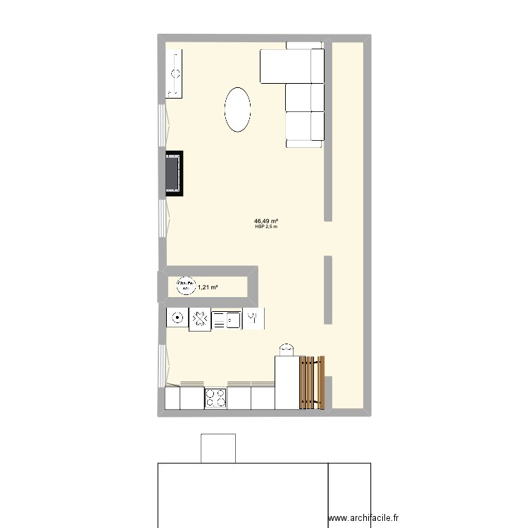 52 quai . Plan de 0 pièce et 0 m2