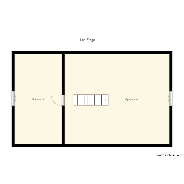 Croquis Etage HILD Morgane. Plan de 0 pièce et 0 m2