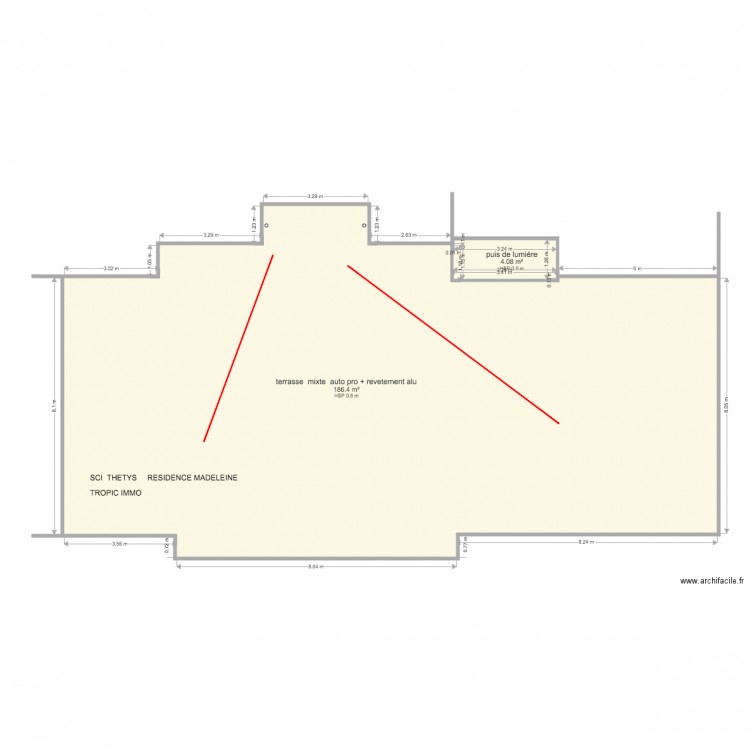 RESIDENCE MADELEINE . Plan de 0 pièce et 0 m2