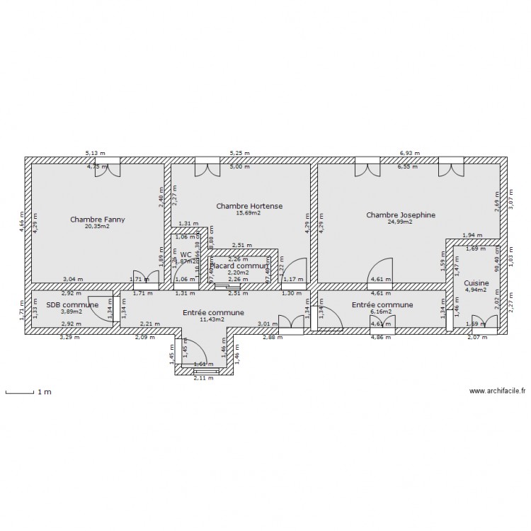plan appartement 92 m2