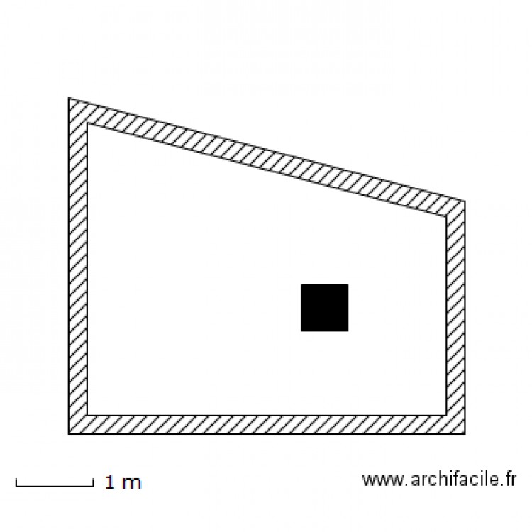 Coté maison abri bois. Plan de 0 pièce et 0 m2