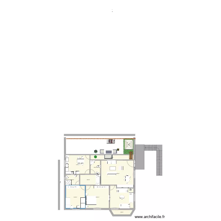 maison ezzahra . Plan de 