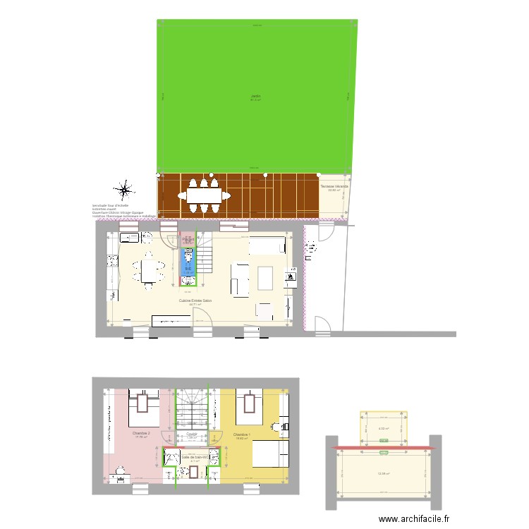 PlonevezPorzay3 MasseRdChEtage. Plan de 0 pièce et 0 m2