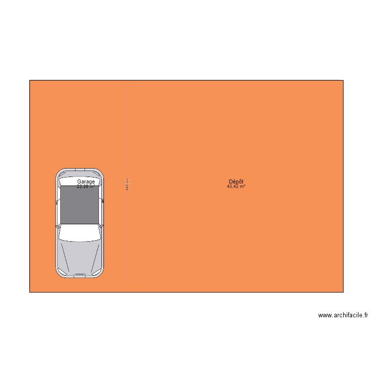Garage Filipe. Plan de 0 pièce et 0 m2