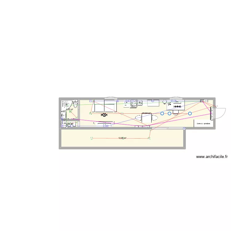 conteneur A. Plan de 